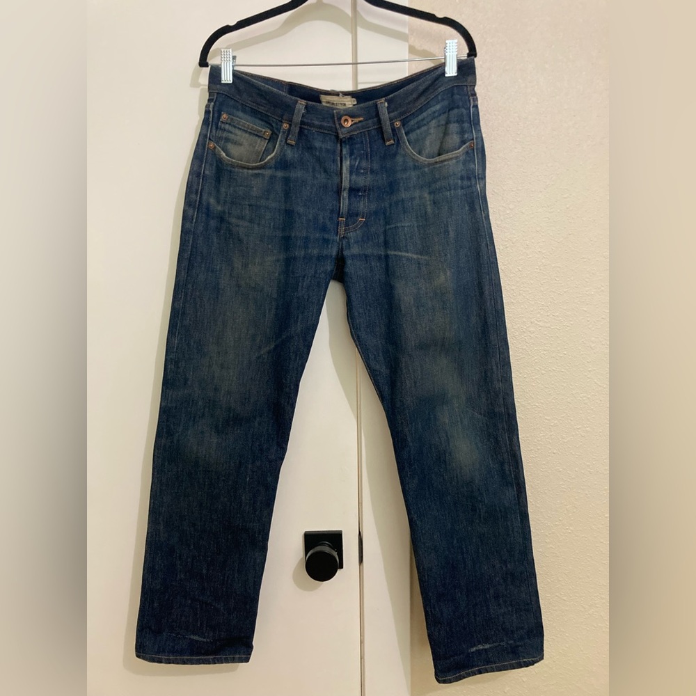 Taylor Stitch White Oak Cone Denim Democratic Jeans Size 32/27